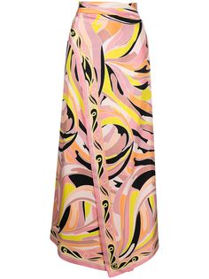 Emilio Pucci юбка с принтом Vetrate