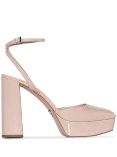 Prada лакированные туфли на платформе