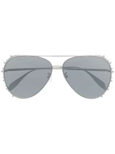 Alexander McQueen Eyewear солнцезащитные очки с заклепками