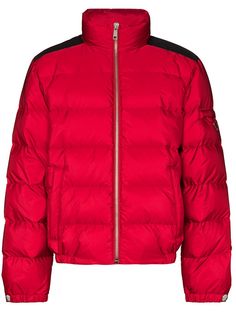 Prada пуховик с логотипом