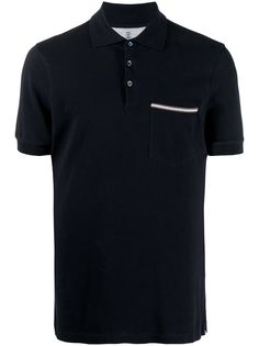 Brunello Cucinelli рубашка поло с карманом