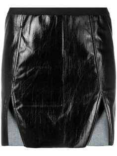 Rick Owens юбка мини с разрезом