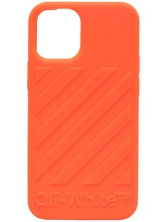 Off-White чехол для iPhone 12 с диагональными полосками
