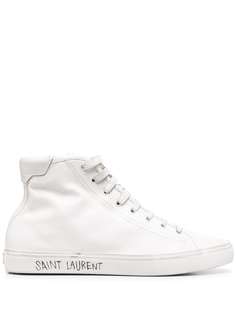 Saint Laurent высокие кеды Malibu