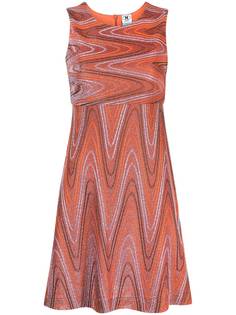M Missoni платье мини с узором зигзаг