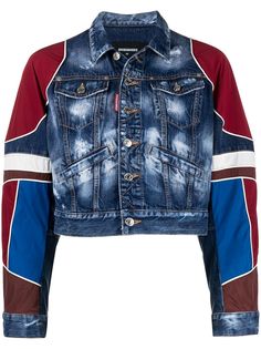 Dsquared2 укороченная джинсовая куртка