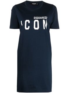 Dsquared2 платье-футболка с принтом Icon