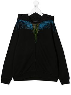 Marcelo Burlon County Of Milan Kids худи на молнии с графичным принтом