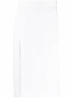 Dsquared2 юбка с завышенной талией и разрезом