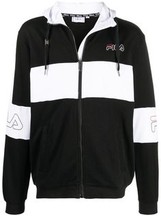 Fila куртка с капюшоном и вышитым логотипом