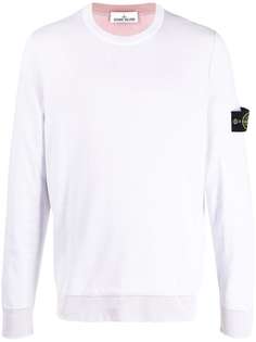 Stone Island толстовка с нашивкой-логотипом