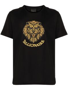 Billionaire футболка с вышитым логотипом