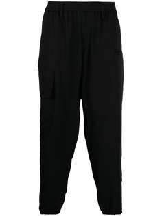 Yohji Yamamoto укороченные спортивные брюки