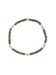 Nialaya Jewelry браслет с бусинами из бирюзы