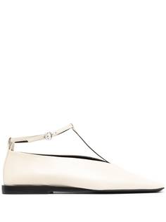 Jil Sander балетки с квадратным носком