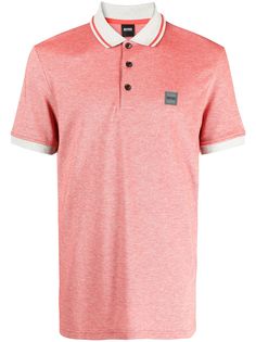 Boss Hugo Boss меланжевая рубашка поло