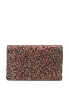 Etro картхолдер с принтом пейсли