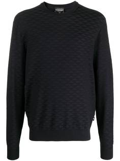 Emporio Armani джемпер с геометричным узором
