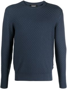 Emporio Armani джемпер с геометричным узором