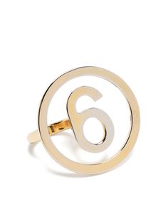 MM6 Maison Margiela кольцо с логотипом