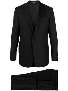 Emporio Armani костюм с однобортным пиджаком