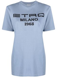 Etro футболка с логотипом