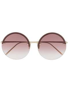 Linda Farrow солнцезащитные очки Adrienne в круглой оправе