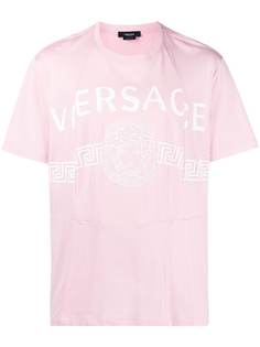 Versace футболка с логотипом Medusa