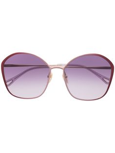 Chloé Eyewear солнцезащитные очки Irene в массивной оправе