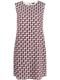 Aspesi платье-трапеция с графичным принтом