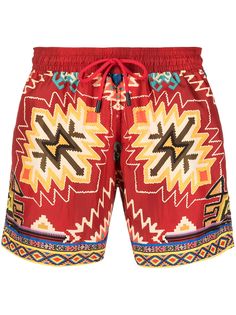 Etro плавки-шорты с геометричным принтом