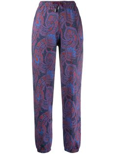 Etro брюки с принтом пейсли