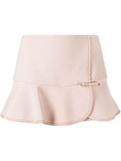 RED Valentino расклешенная юбка-шорты с бантом