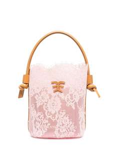 Ermanno Scervino сумка-ведро с цветочным кружевом