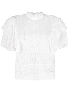 Isabel Marant Étoile блузка с перфорацией