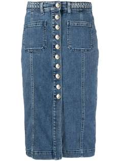 Pinko джинсовая юбка-карандаш