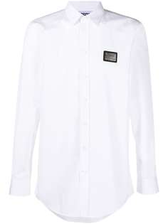 Moschino рубашка с длинными рукавами и логотипом