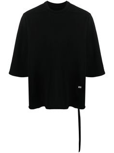 Rick Owens DRKSHDW футболка с нашивкой-логотипом
