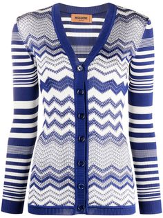 Missoni кардиган с узором зигзаг