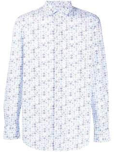 Finamore 1925 Napoli рубашка с цветочным принтом