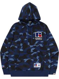 A BATHING APE® худи Colour Camo College из коллаборации с Russell