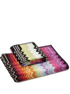 Missoni Home комплект Giacomo из двух полотенец с узором шеврон