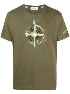 Stone Island футболка с логотипом