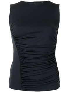 Emporio Armani топ без рукавов со сборками