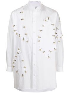Yohji Yamamoto рубашка со вставками