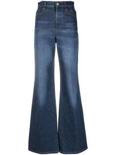 Chloé расклешенные джинсы с завышенной талией