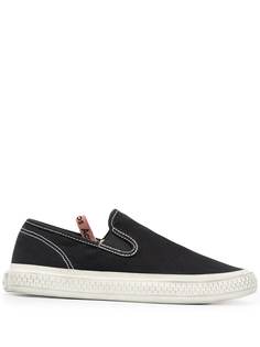 Acne Studios слипоны с контрастной строчкой