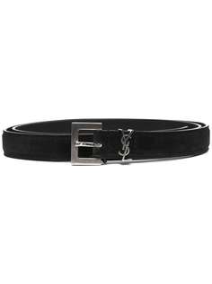 Saint Laurent ремень с монограммой