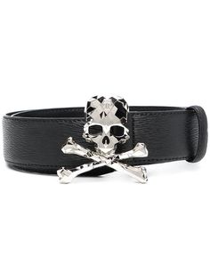 Philipp Plein ремень с пряжкой Skull