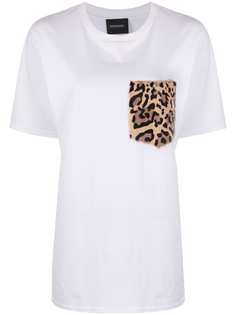 Simonetta Ravizza футболка с леопардовым принтом на кармане